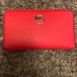 Michael Kors Wallet with Gold Hardware